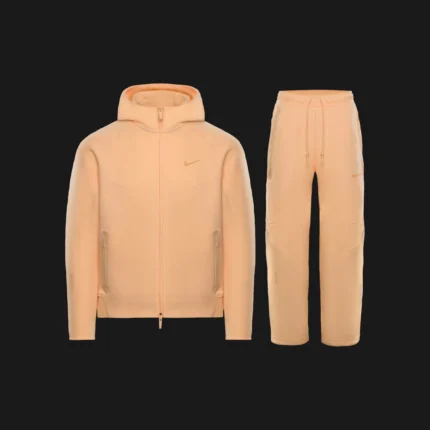 Nocta Tech Fleece Full Zip Hooded Tracksuit Ice Peach (3)